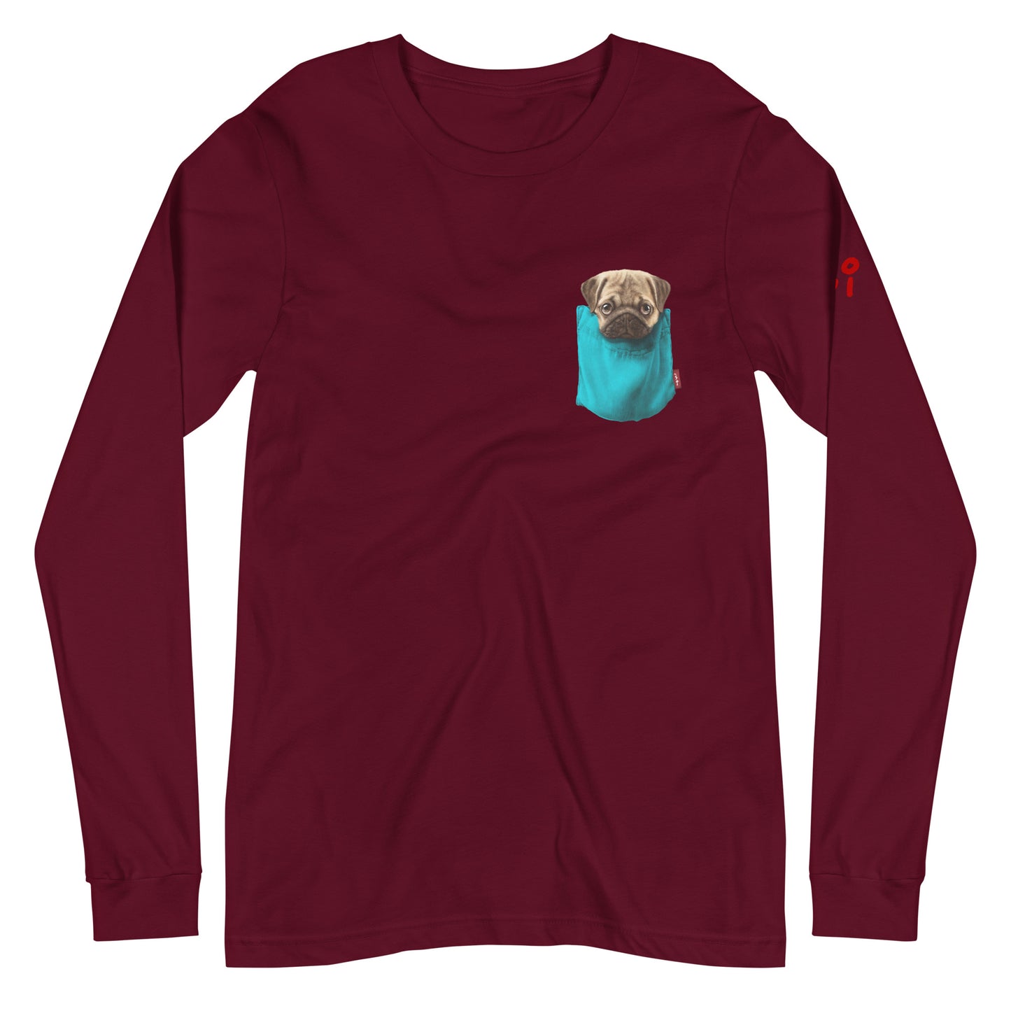 Pug Unisex Long Sleeve Tee