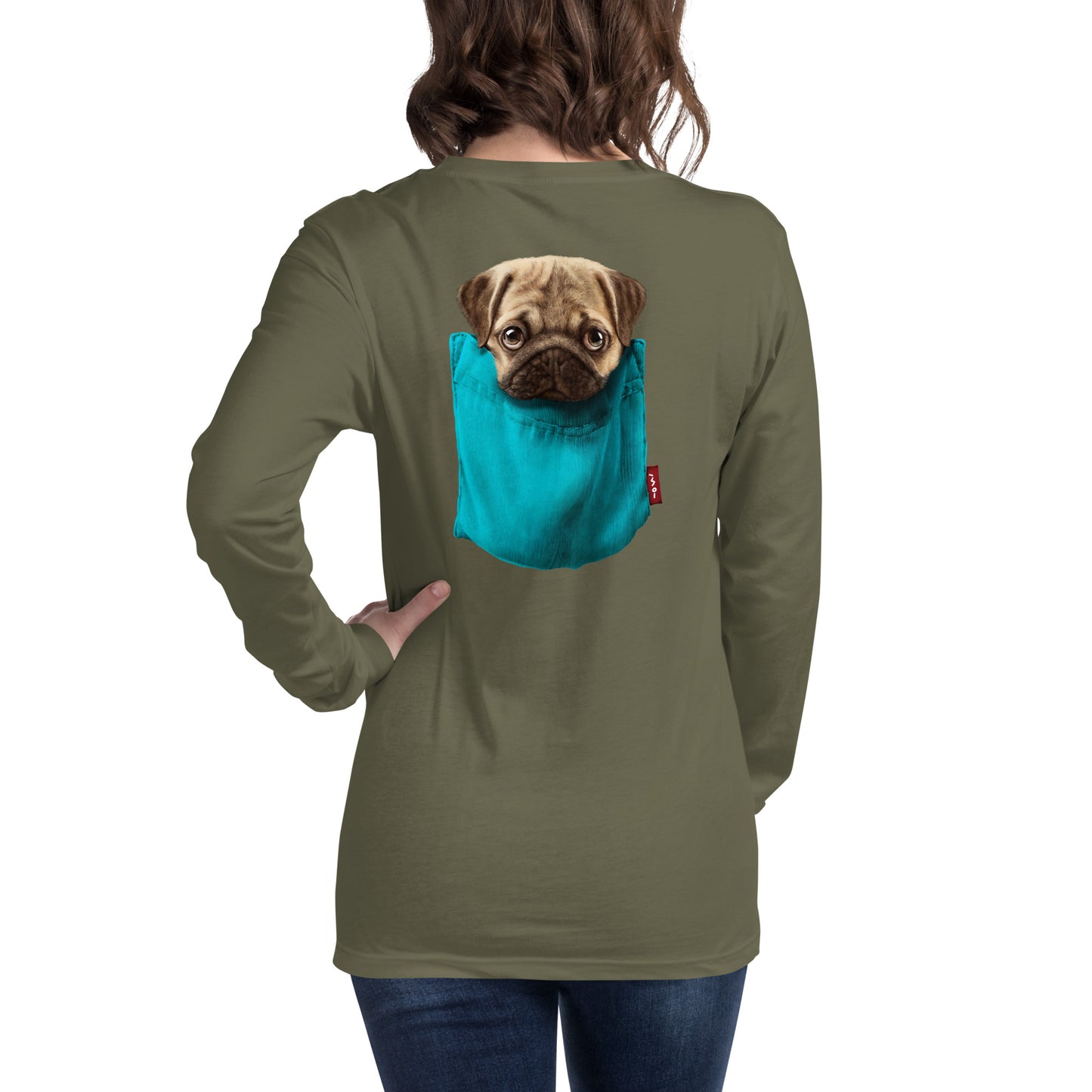 Pug Unisex Long Sleeve Tee