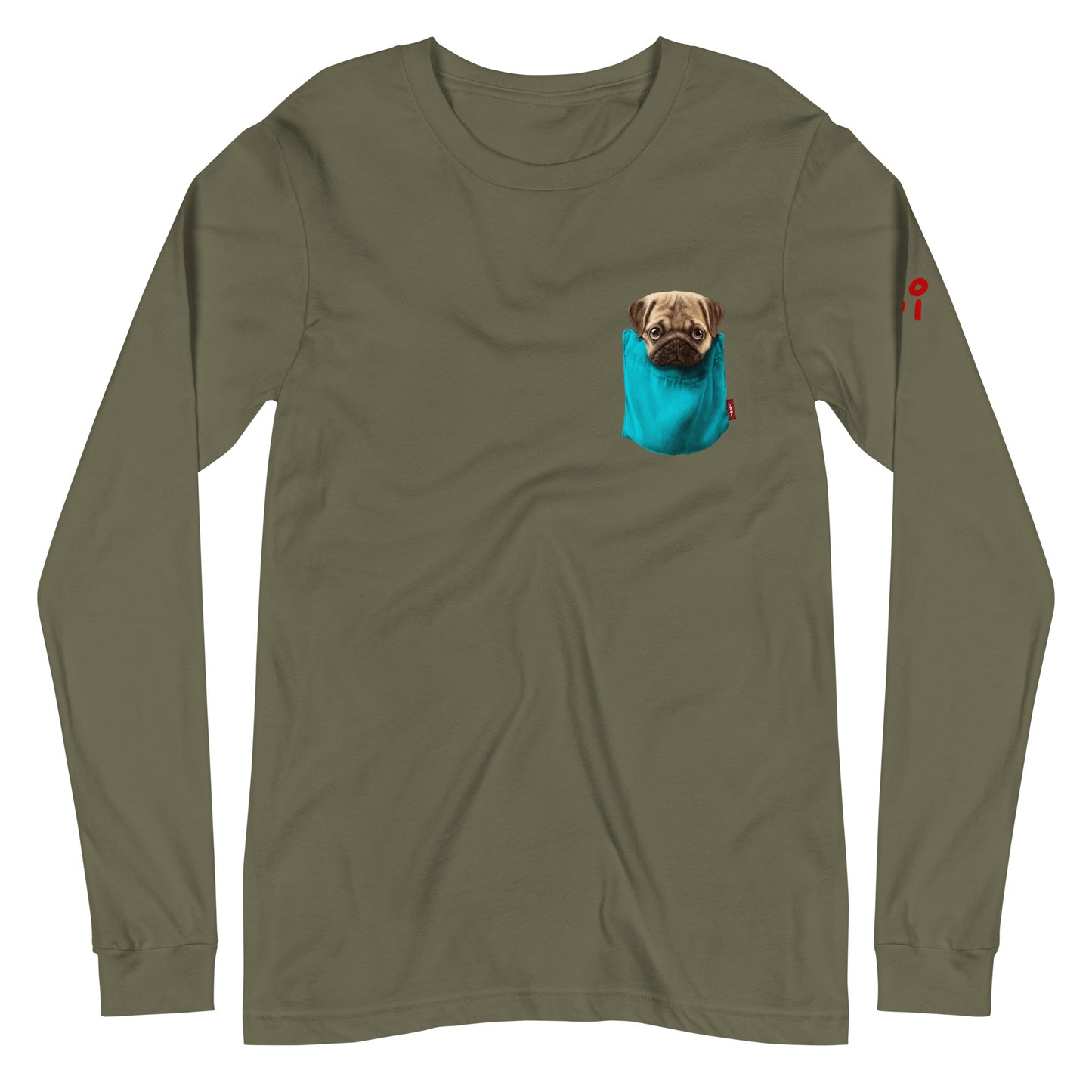 Pug Unisex Long Sleeve Tee