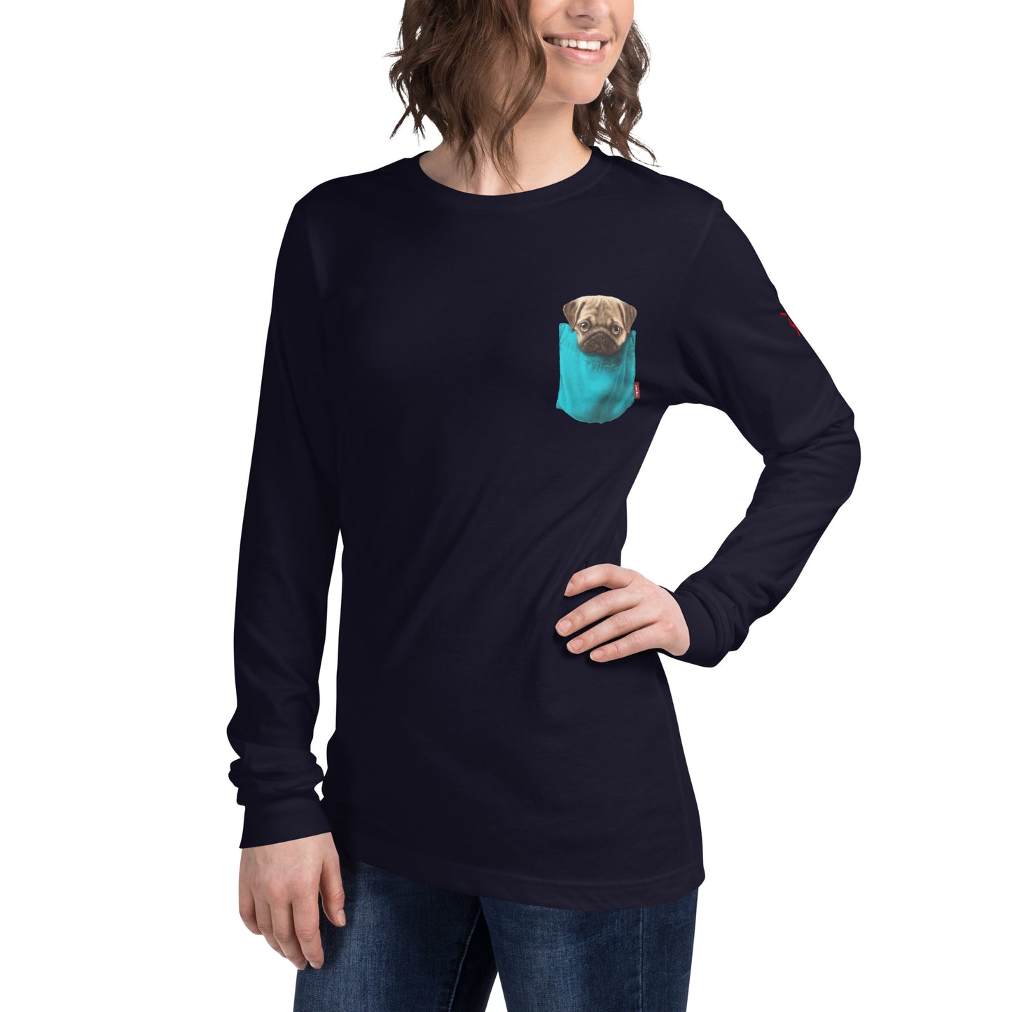 Pug Unisex Long Sleeve Tee