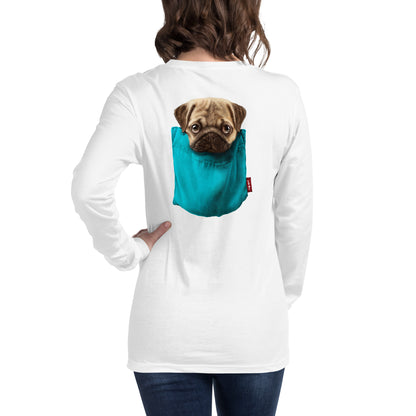 Pug Unisex Long Sleeve Tee