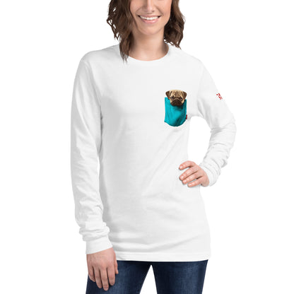 Pug Unisex Long Sleeve Tee