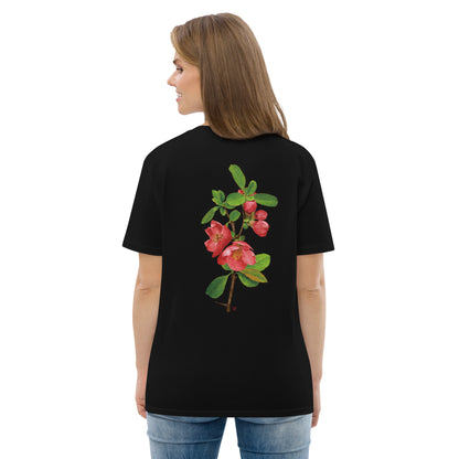 Chinese quince Unisex organic cotton t-shirt