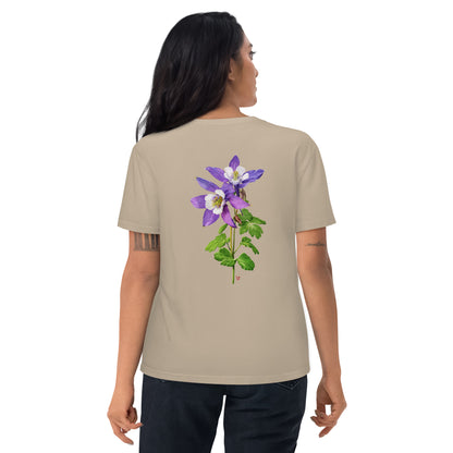 Columbine Unisex organic cotton t-shirt