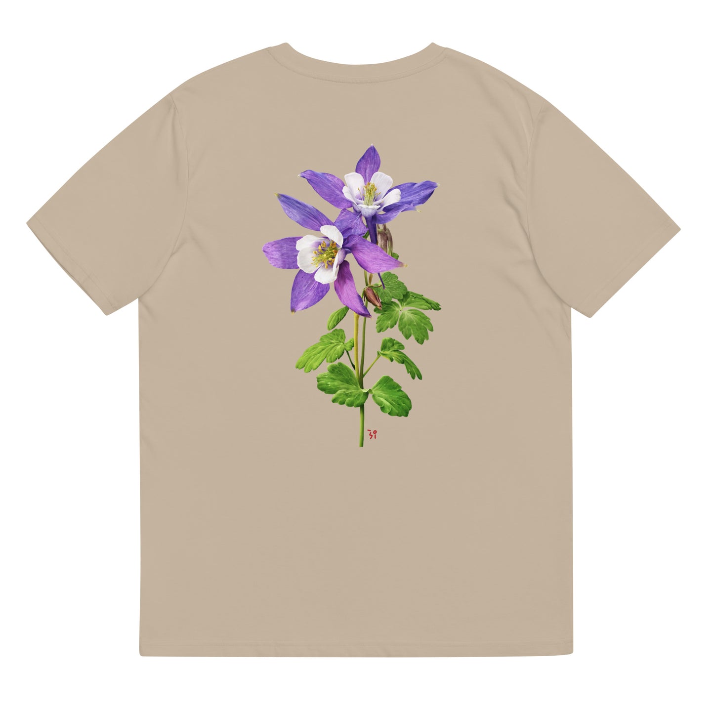 Columbine Unisex organic cotton t-shirt