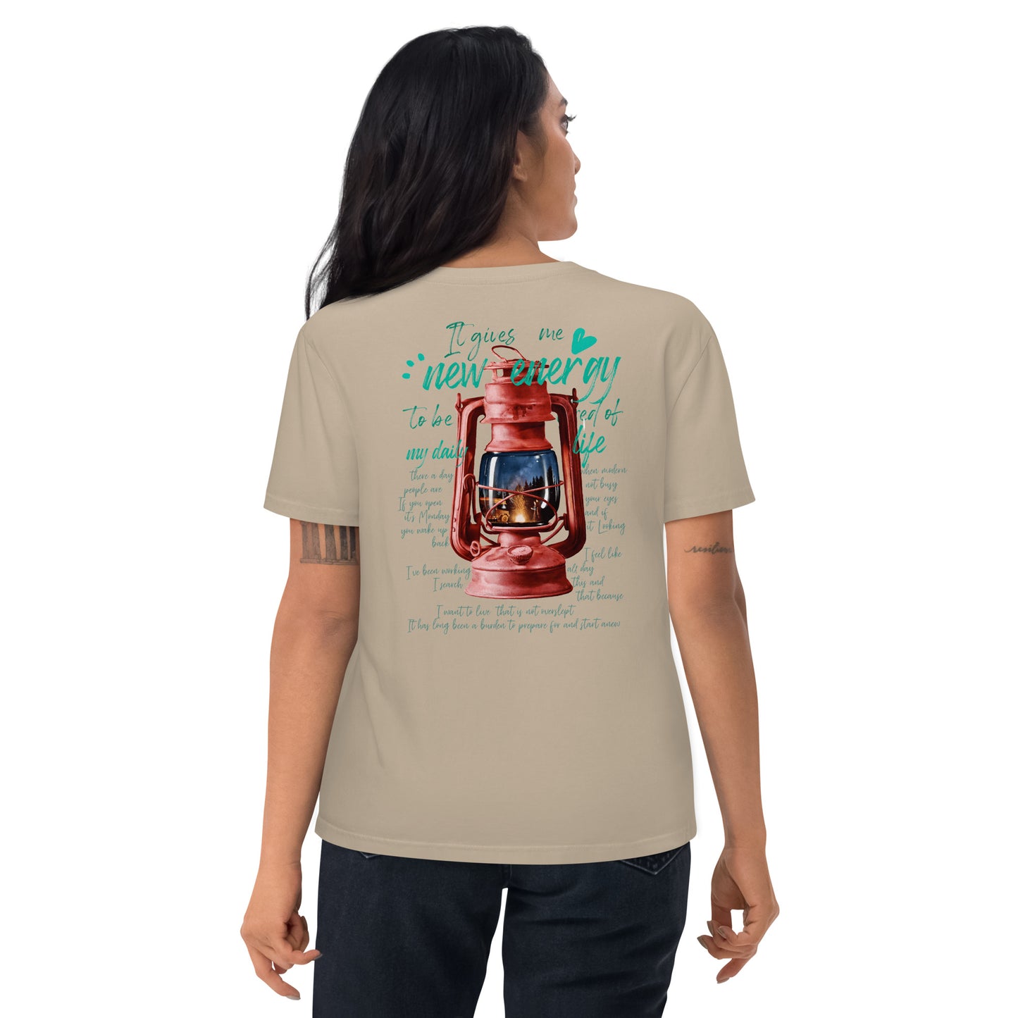 Camp lantern Unisex organic cotton t-shirt