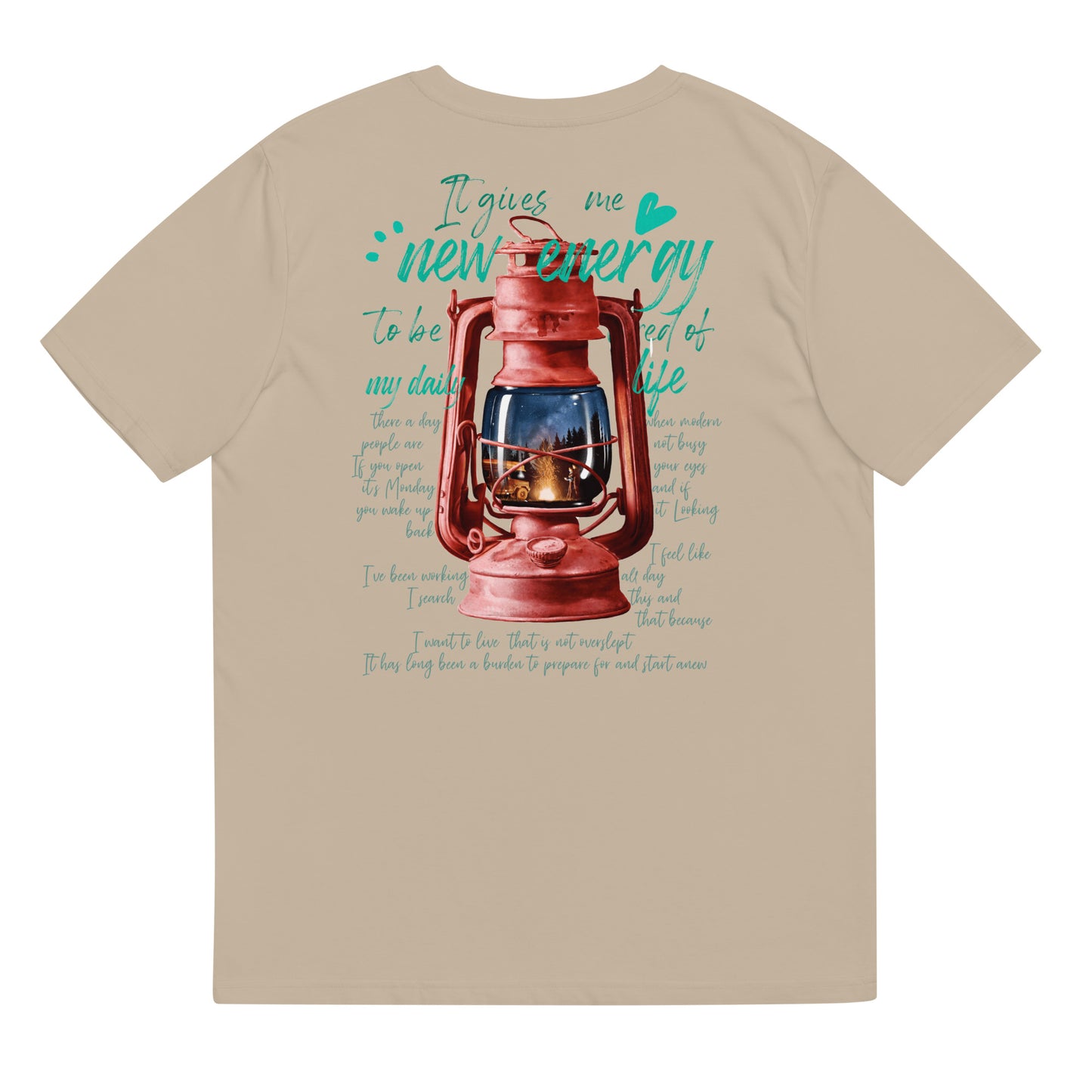 Camp lantern Unisex organic cotton t-shirt