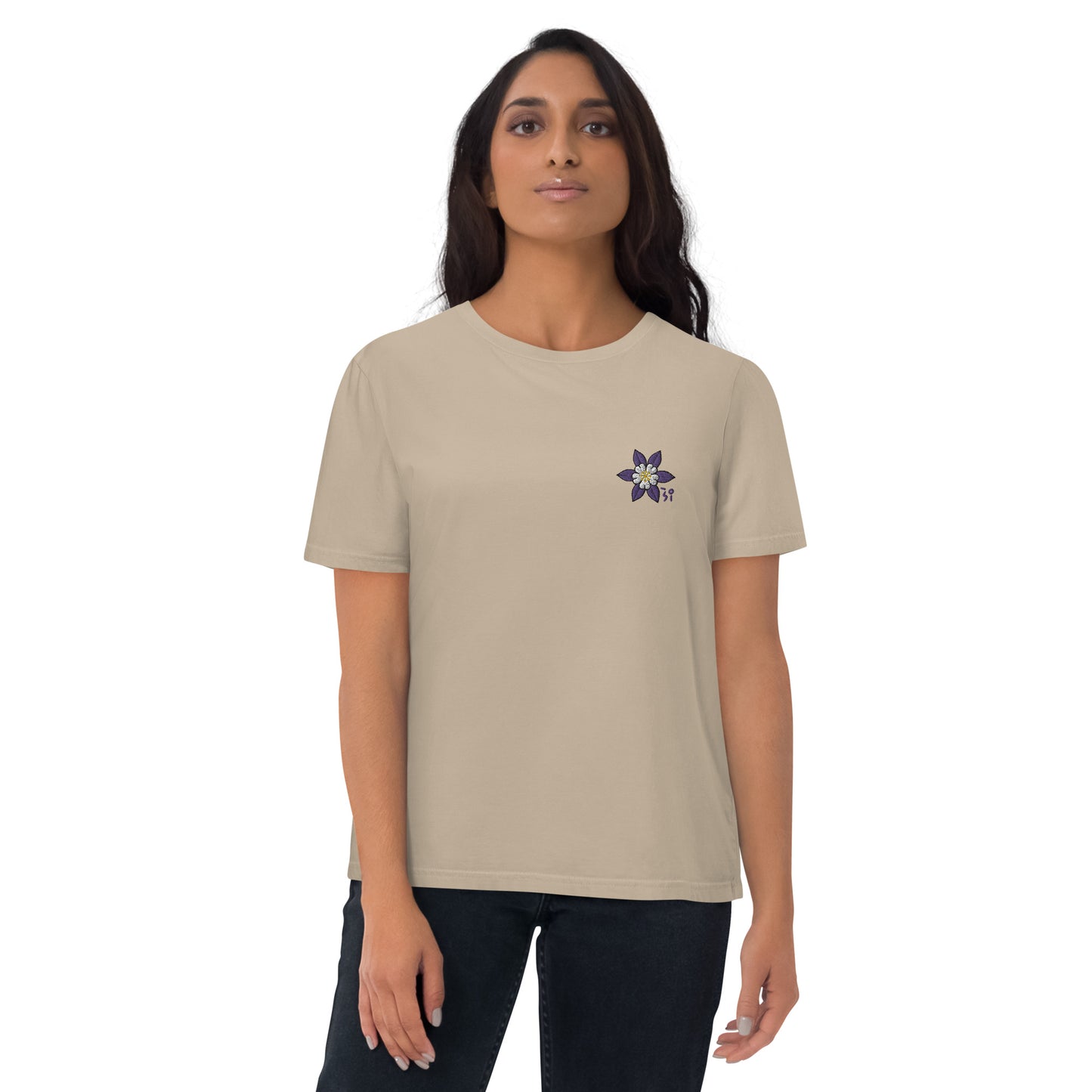 Columbine Unisex organic cotton t-shirt