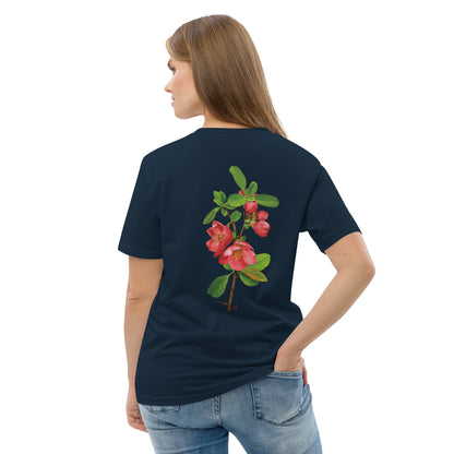 Chinese quince Unisex organic cotton t-shirt