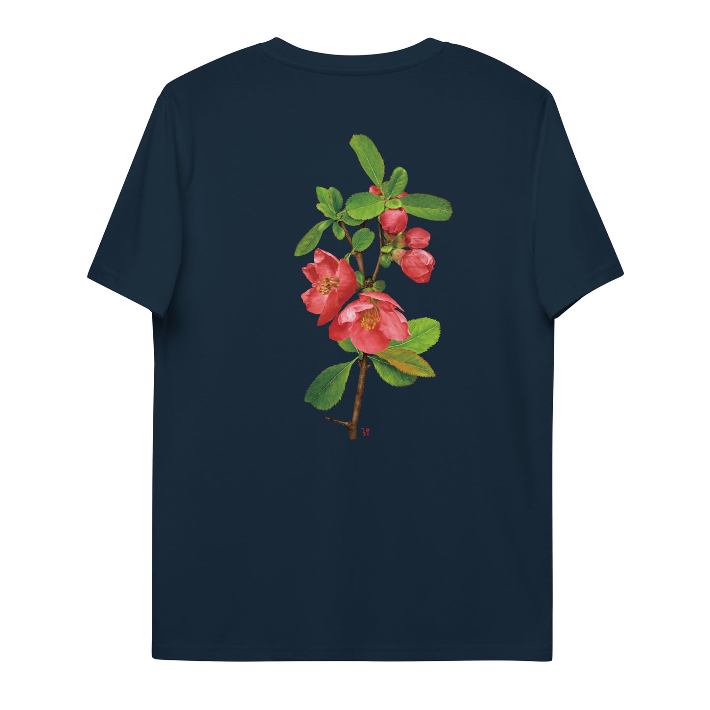 Chinese quince Unisex organic cotton t-shirt