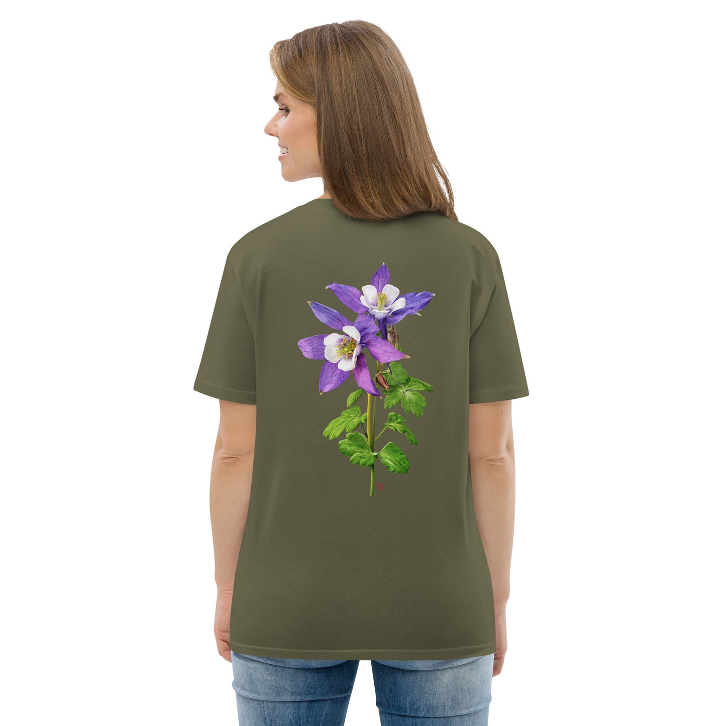 Columbine Unisex organic cotton t-shirt