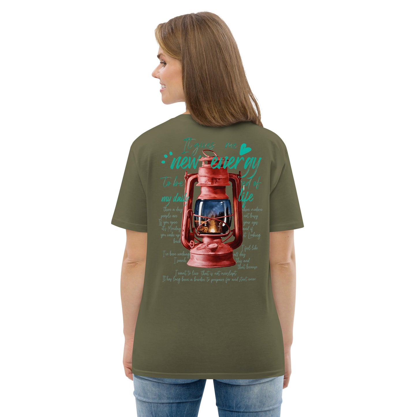 Camp lantern Unisex organic cotton t-shirt