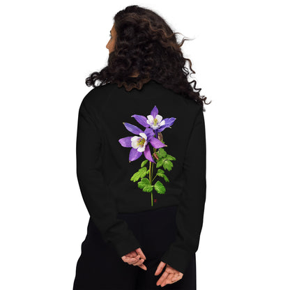 Columbine Unisex organic raglan sweatshirt