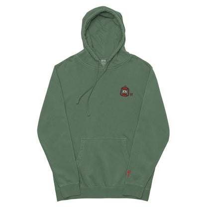 Camp lantern Unisex pigment-dyed hoodie