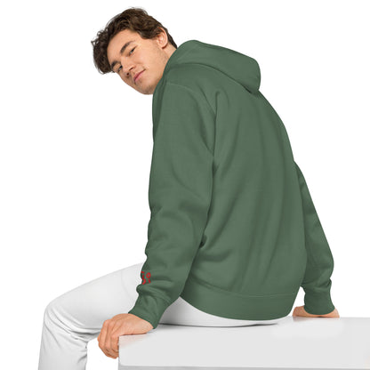 Pug Unisex pigment-dyed hoodie