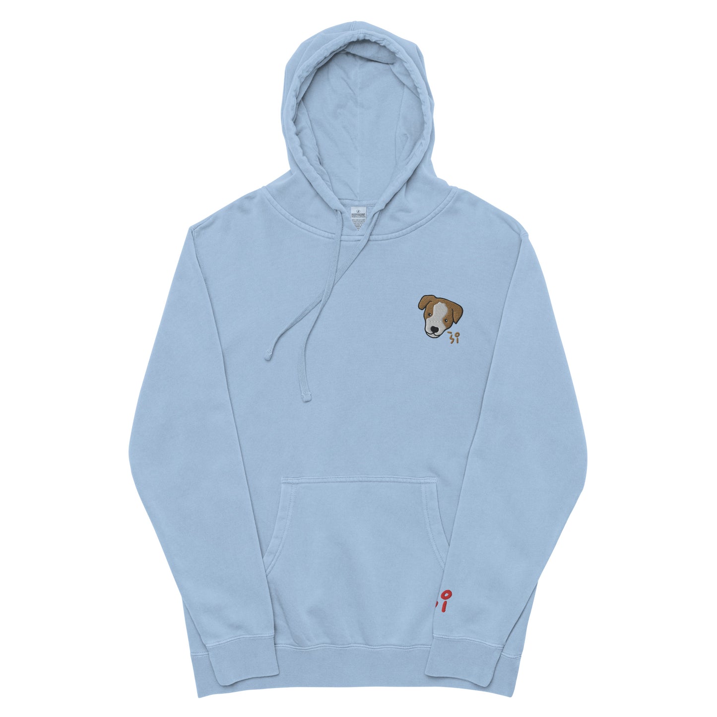 Jack Russell Terrier Unisex pigment-dyed hoodie