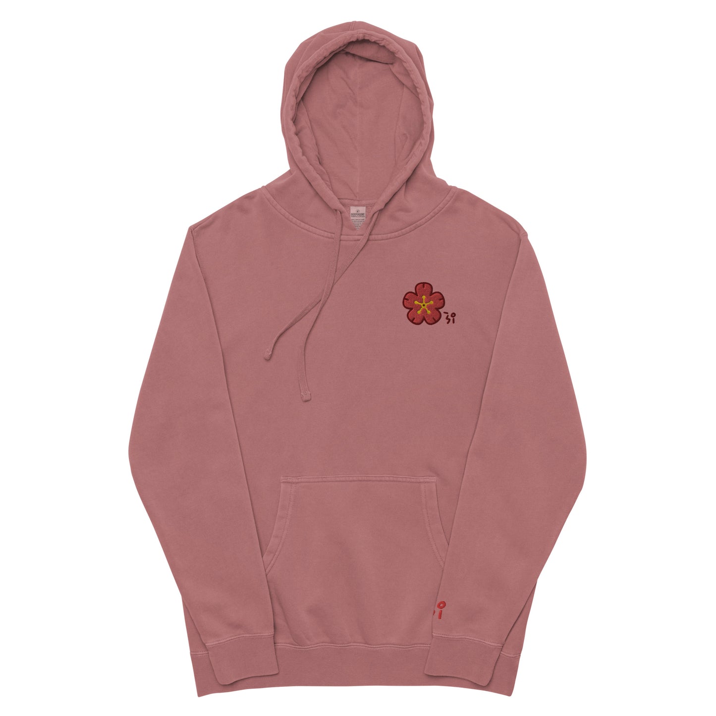 Chinese quince Unisex pigment-dyed hoodie