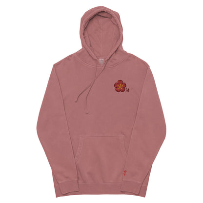 Chinese quince Unisex pigment-dyed hoodie