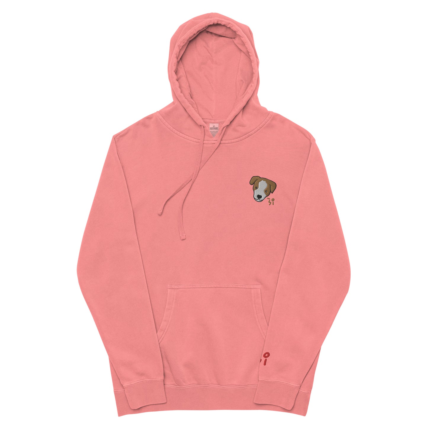 Jack Russell Terrier Unisex pigment-dyed hoodie