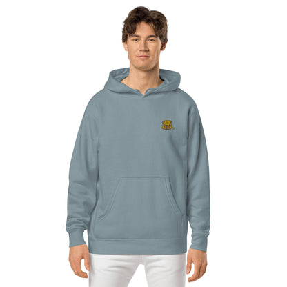 Pug Unisex pigment-dyed hoodie