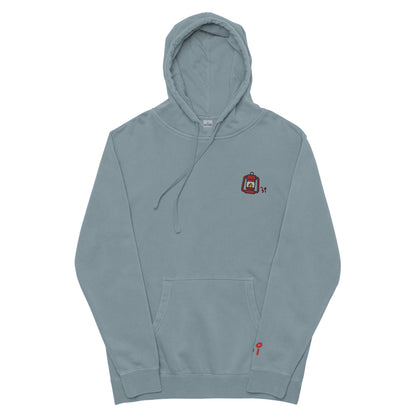 Camp lantern Unisex pigment-dyed hoodie