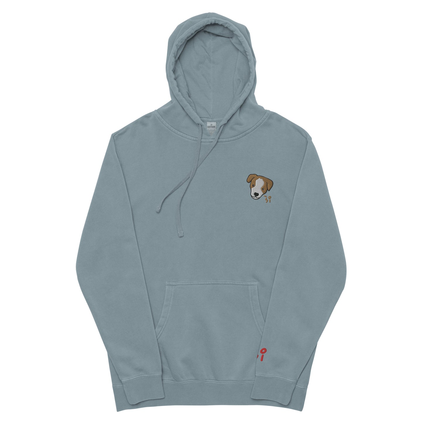 Jack Russell Terrier Unisex pigment-dyed hoodie