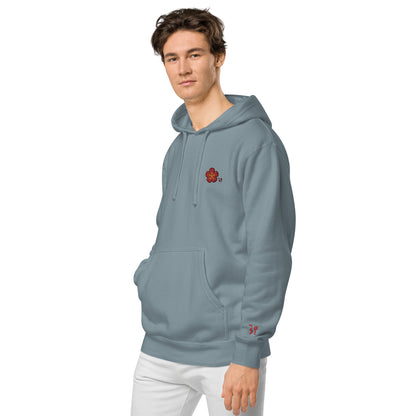 Chinese quince Unisex pigment-dyed hoodie