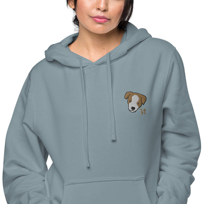 Jack Russell Terrier Unisex pigment-dyed hoodie