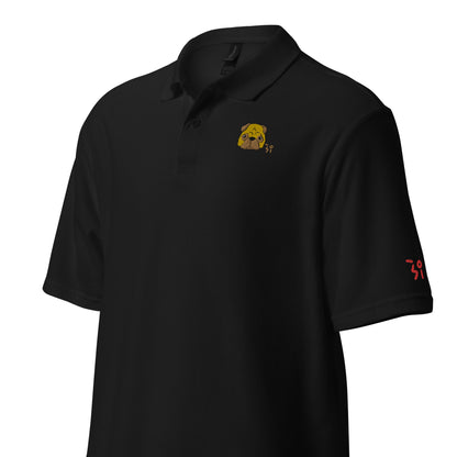 Pug Unisex pique polo shirt