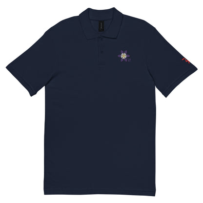 Columbine Unisex pique polo shirt