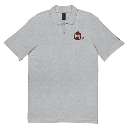 Camp lantern Unisex pique polo shirt