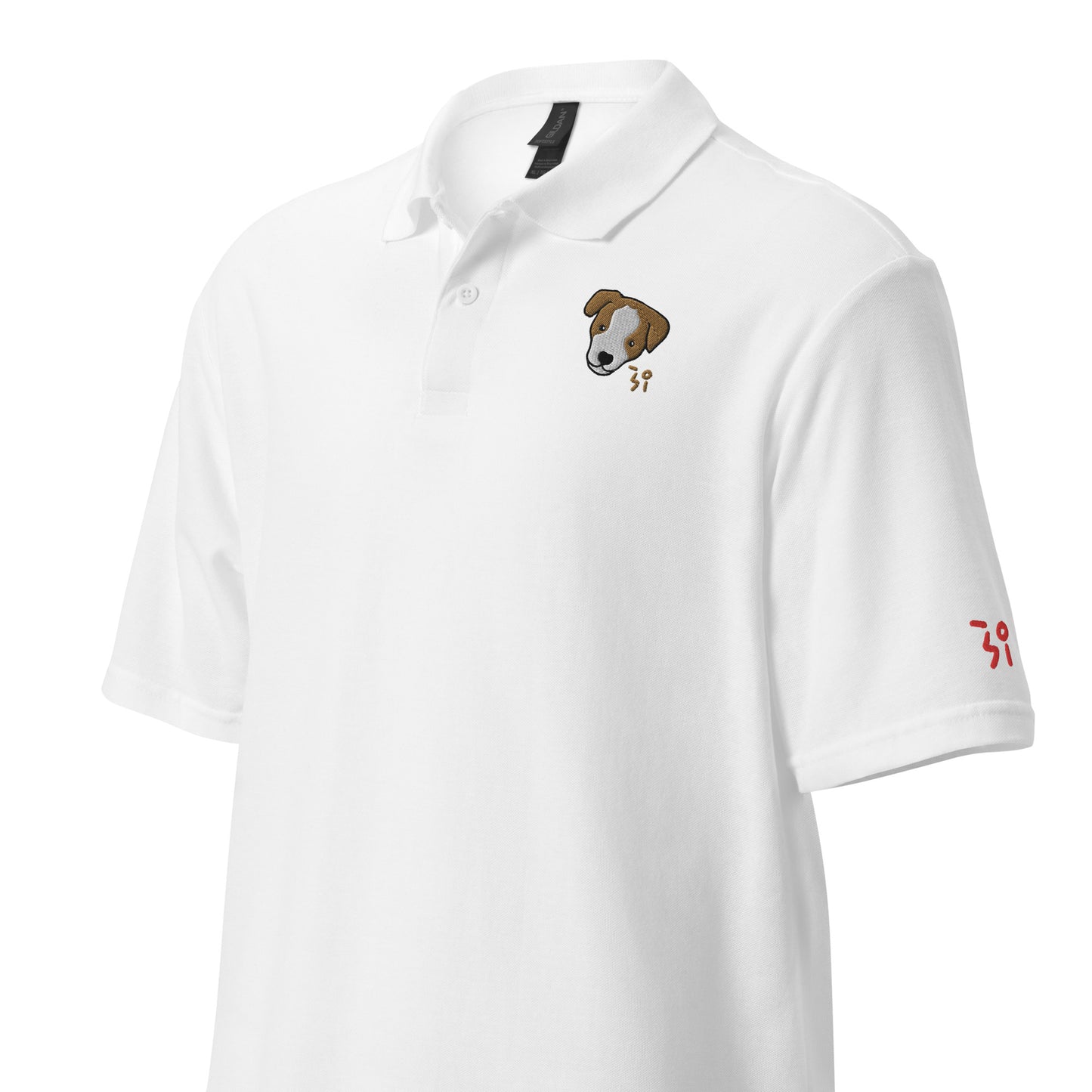 Jack Russell Terrier Unisex pique polo shirt