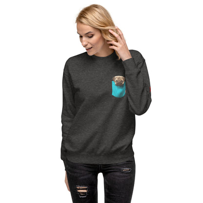 Pug Unisex Premium Sweatshirt