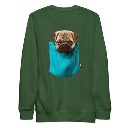 Pug Unisex Premium Sweatshirt