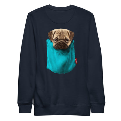 Pug Unisex Premium Sweatshirt