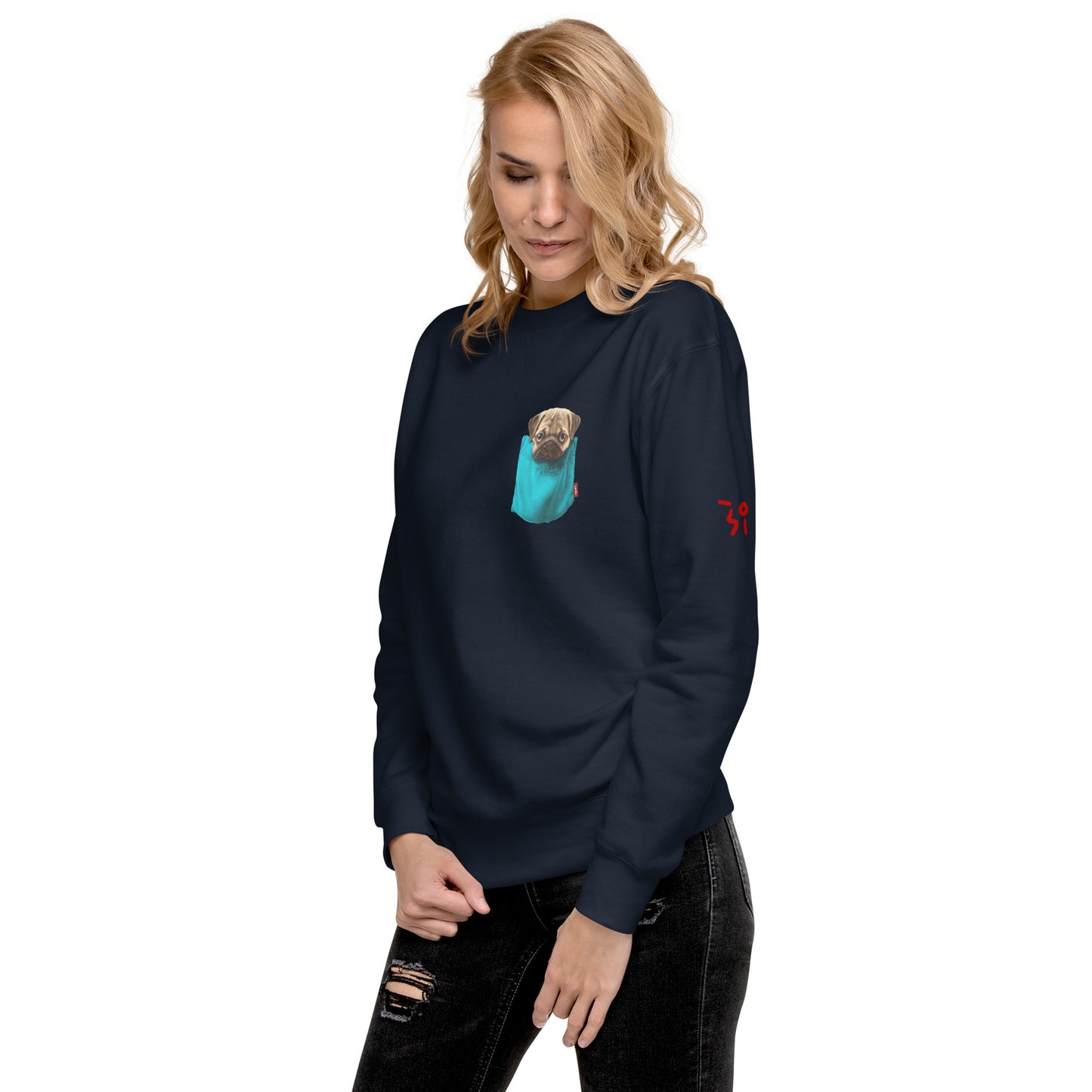 Pug Unisex Premium Sweatshirt