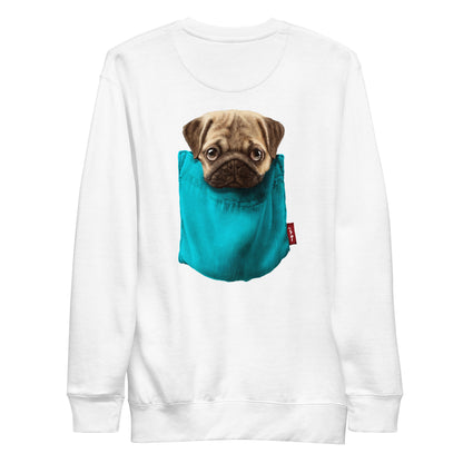 Pug Unisex Premium Sweatshirt