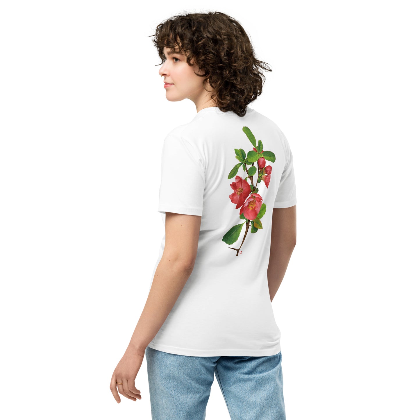 Chinese quince Unisex premium t-shirt