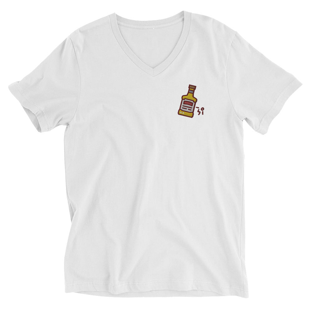 Whiskey Unisex Short Sleeve V-Neck T-Shirt