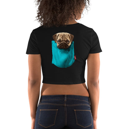 Pug Women’s Crop Tee