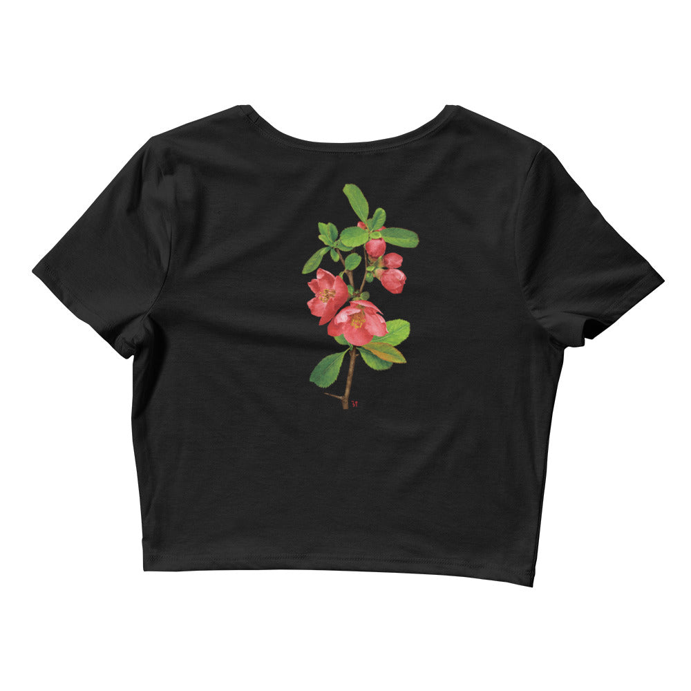 Chinese quince Women’s Crop Tee