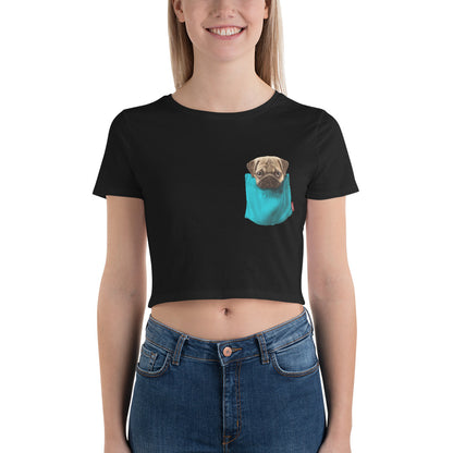 Pug Women’s Crop Tee