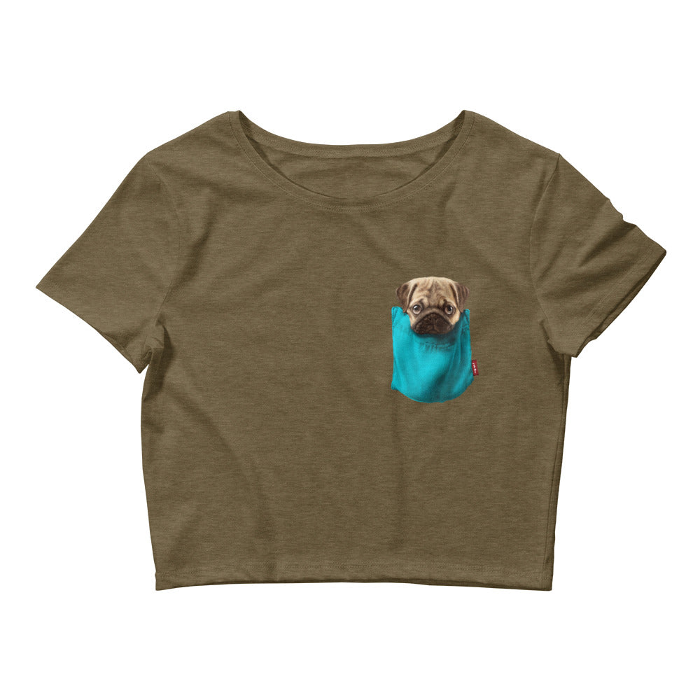 Pug Women’s Crop Tee