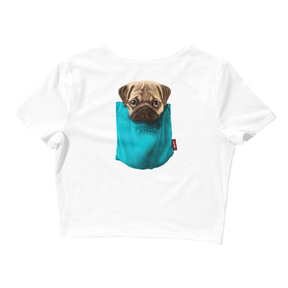 Pug Women’s Crop Tee