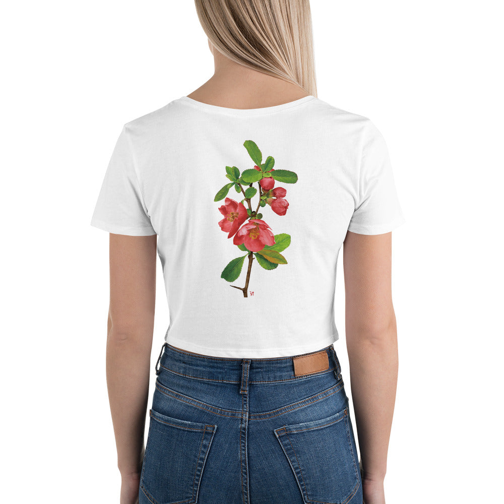 Chinese quince Women’s Crop Tee