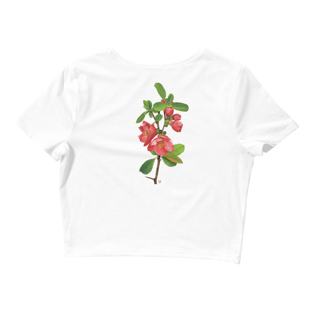 Chinese quince Women’s Crop Tee