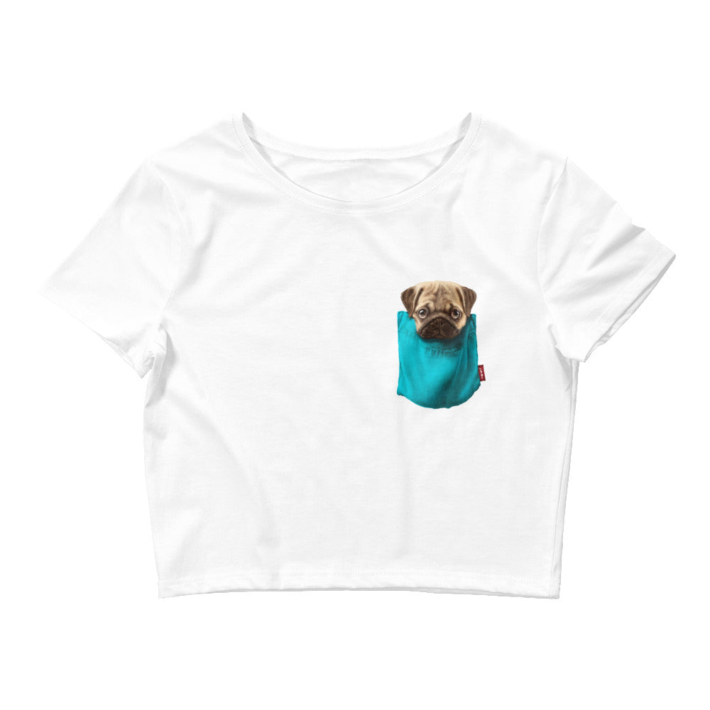 Pug Women’s Crop Tee