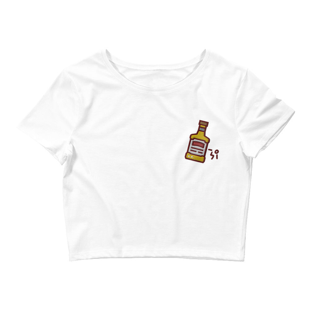 Whiskey Women’s Crop Tee