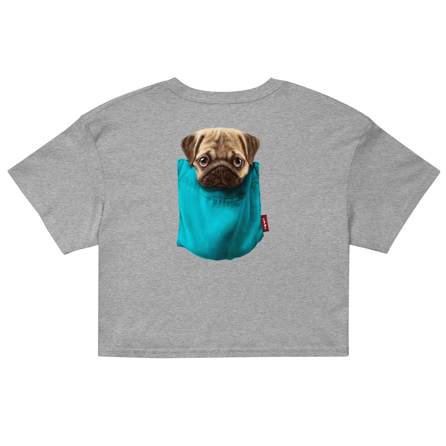 Pug Women’s crop top