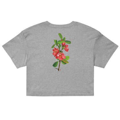 Chinese quince Women’s crop top